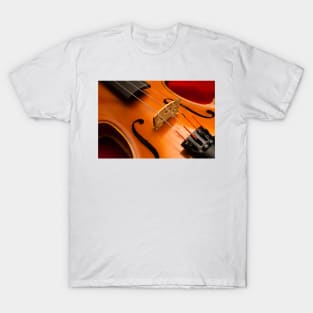 Beautiful Music - Closeup of A Violin T-Shirt